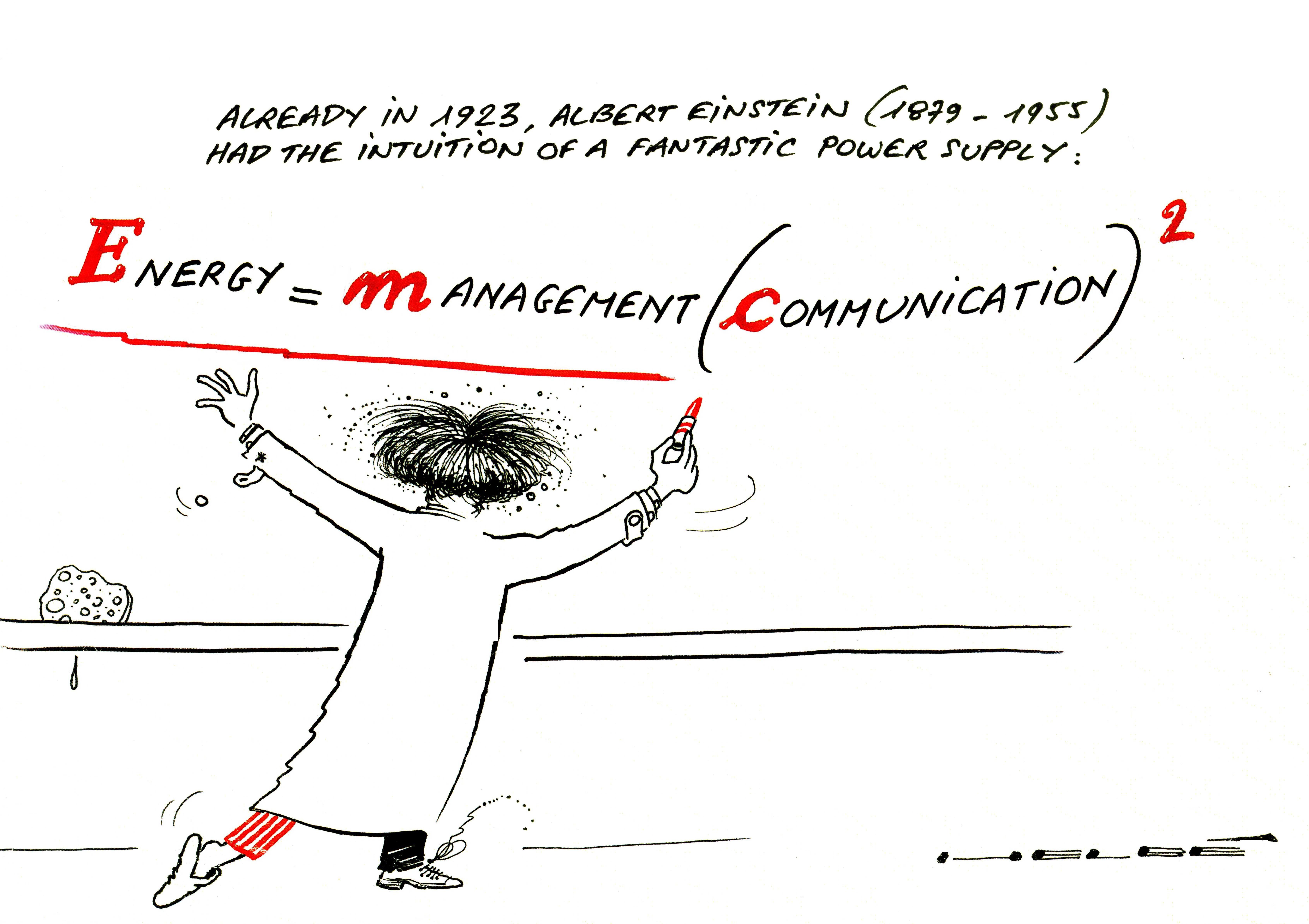 Energy = Management(Communication)²